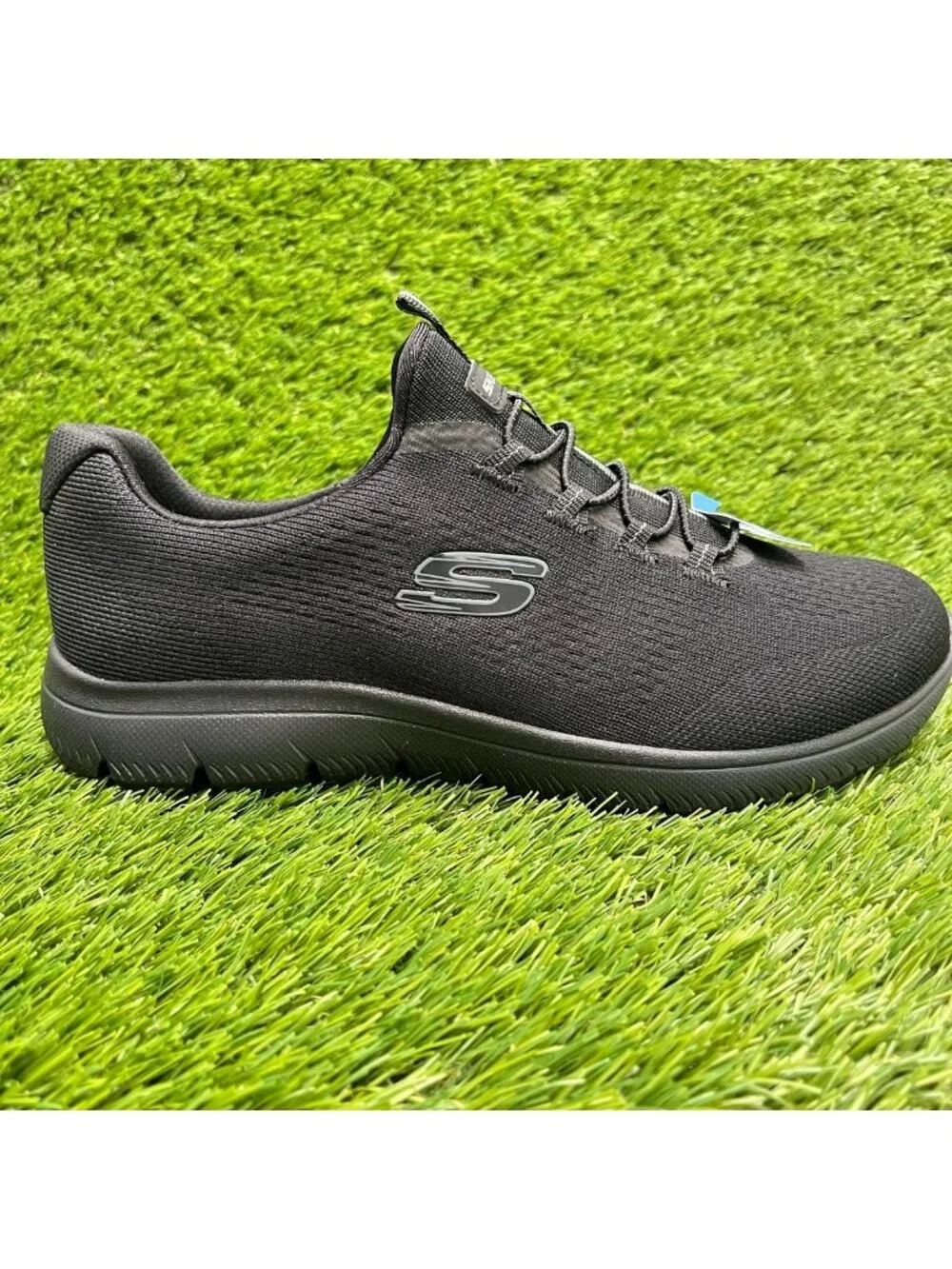 Skechers Summits-Radiant Flow Womens Size 7.5D Black Running Shoes Sneakers